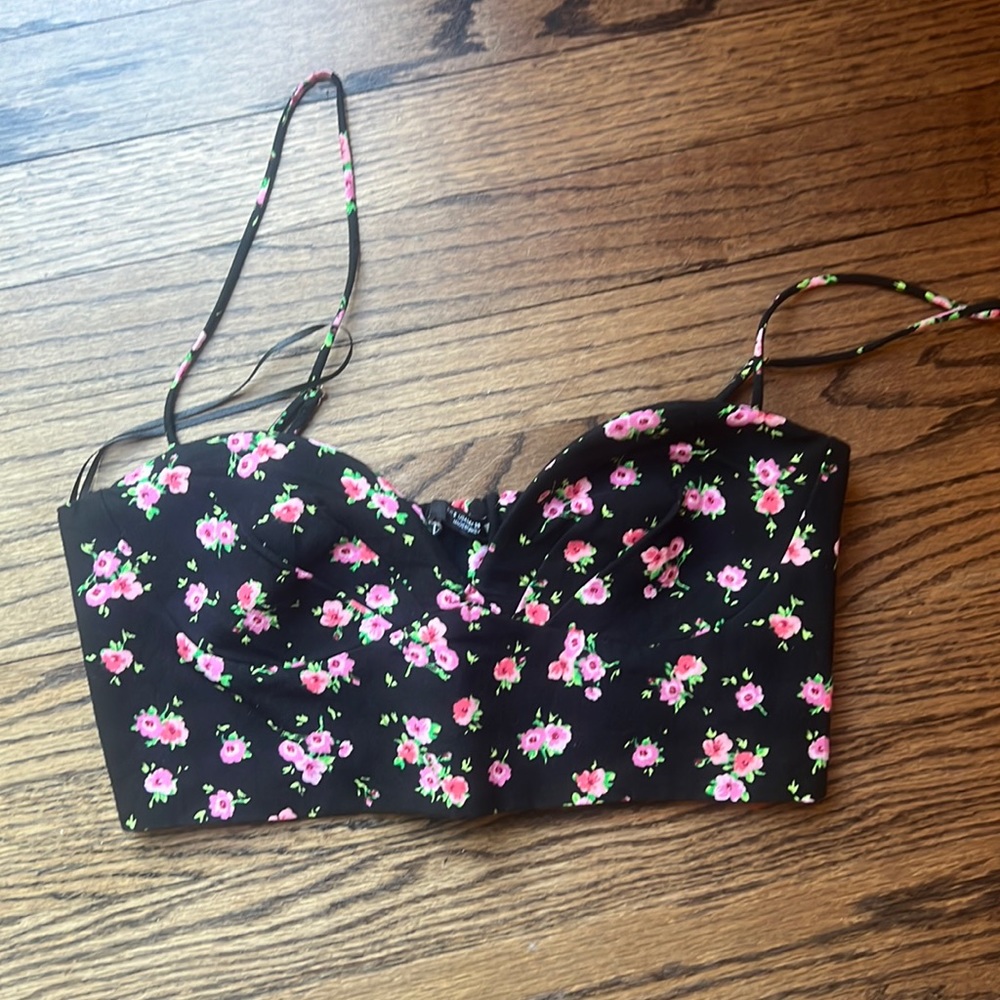 Zara cropped tank top